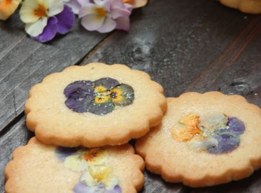 Galletas de flores frescas Galletas Flores Frescas 1